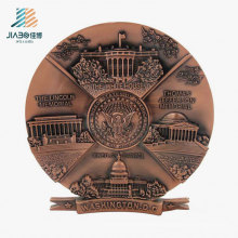 3D Wholesale High Quality Custom Metal Commemorate Plate for Veitnam